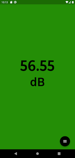 Android application NoiseMeasurer screenshort
