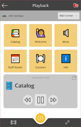 Android application FrontFace Remote Control screenshort