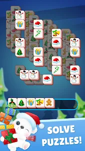 Navidad Juegos: 3 Tiles Match