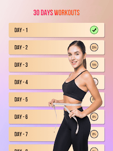 Female Fitness Workout at Home Screenshot