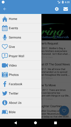 Dayspring Christian Church Screen 3