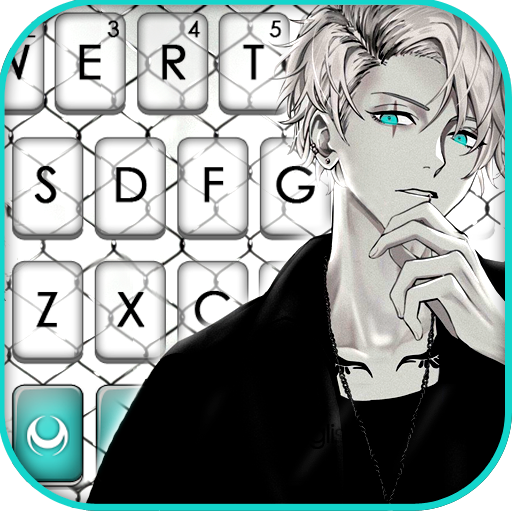 Cool Anime Boy Keyboard Theme logo