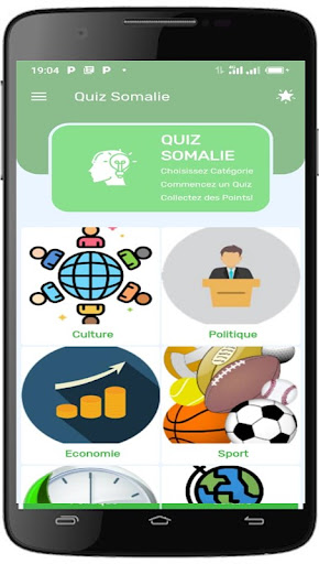 Android application Quiz Somalie screenshort