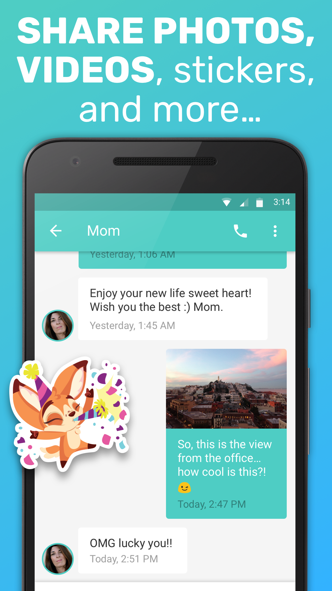 Android application FreeTone Calls & Texting screenshort