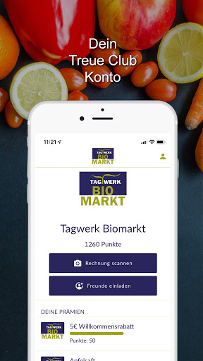 Android application Tagwerk App screenshort