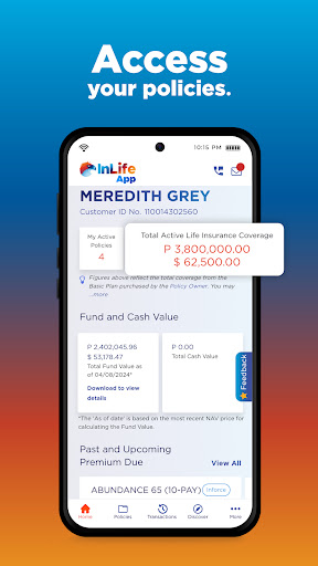 InLife App Screen 2