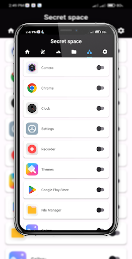 Secret space Hide any files