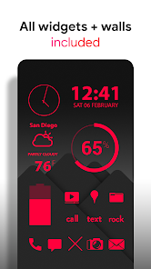 Imágen 5 Flight Red - Icon Pack android