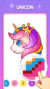 Pixel Coloring-Paint by number