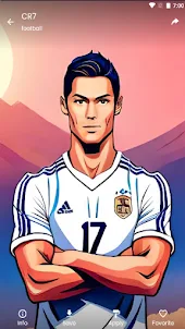 Ronaldo anime Wallpaper