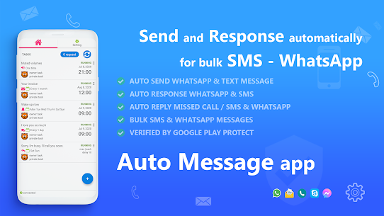AUTO MSG sender auto response MOD APK (Premium Unlocked) Download 9