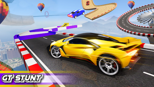 การขับรถ gt stunts racing 3d