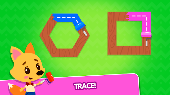 Shape learning: baby games 2 4 2