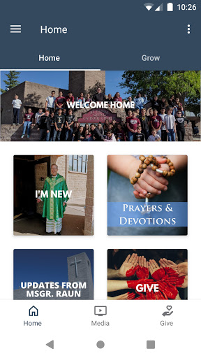 Android application St. Thomas Aquinas Church screenshort