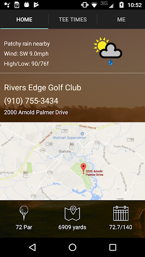 Rivers Edge Golf Tee Times Screen 2