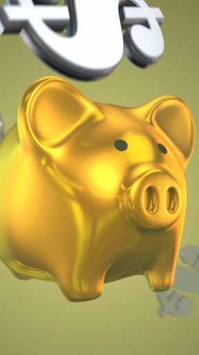 Android application flying money wallpaper screenshort