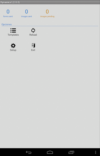 Android application Mobile data collection screenshort
