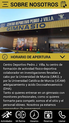 Gym Pedro J Villa Screenshot 2 - AppWisp.com