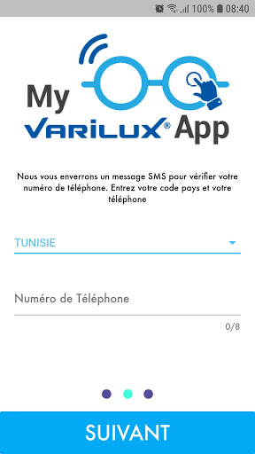 MyVariluxApp Screen 2
