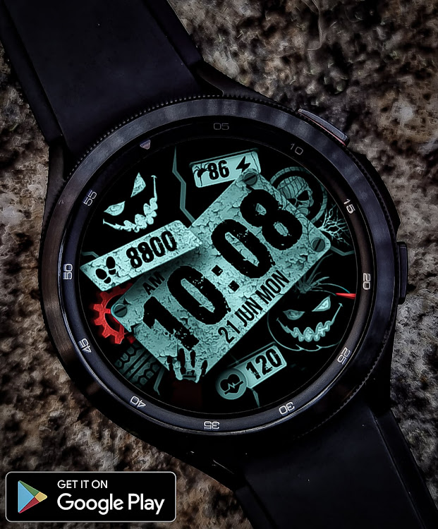 Very scary watch face - New - (Android)