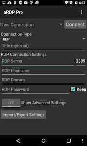 aRDP: Secure RDP Client screenshots 1