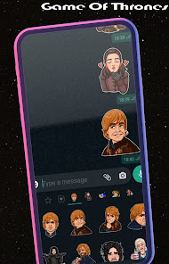 Captura 3 WASticker Game Of Thrones Pack android
