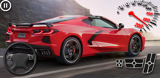 Corvette C8 Car Simulator: Rea Screen 2