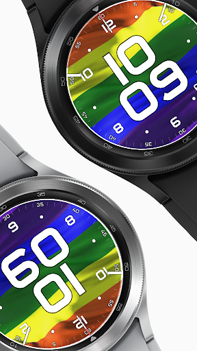 Android application Pride Hybrid Watch Face screenshort