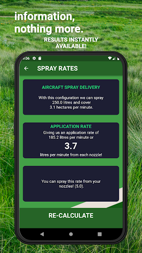 Spray Rates Screen 2
