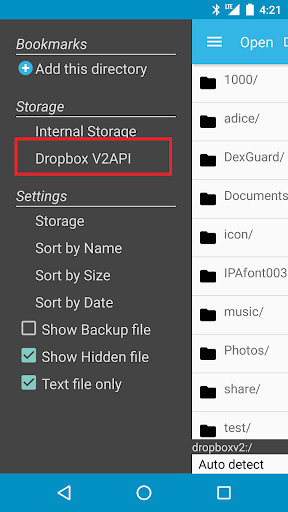 JotaConnector for Dropbox V2