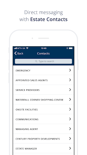 Waterfall City CommunityPortal Screen 2
