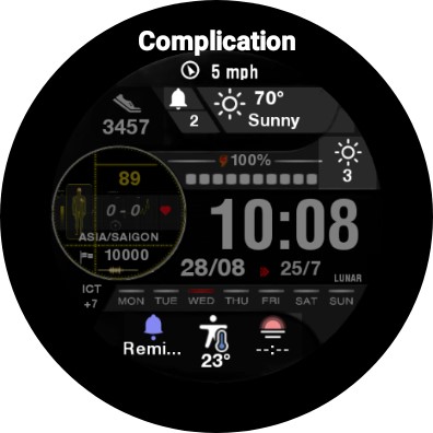 N-SPORT526 Digital Watch face screenshot 7