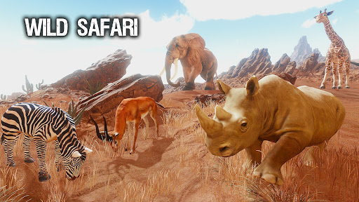 Android application The Rhino - Animal Simulator screenshort