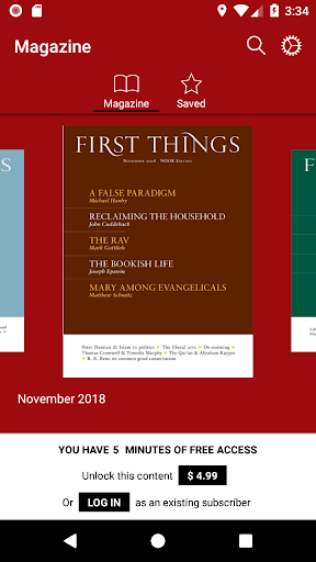 First Things Screen 2