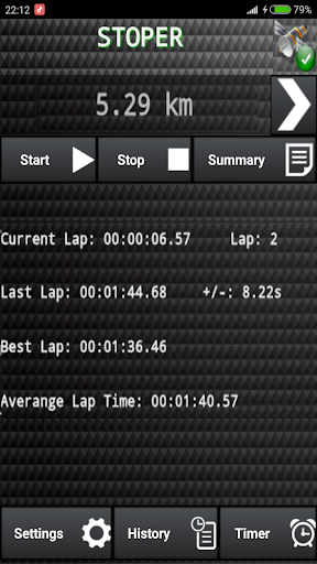 Android application Stopwatch and Timer Pro screenshort