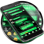 Cover Image of ดาวน์โหลด ข้อความ SMS ทรงกลม สีเขียว  APK