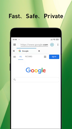 Android application CromePro - Fast Web Browser screenshort