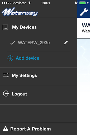 Waterway Pool Control Screen 3