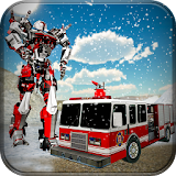Firefighter Real Robot Rescue Firetruck Game icon