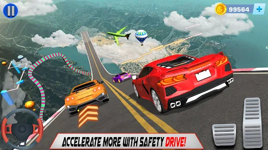 Mega Ramp Car Racing Stunts 3D