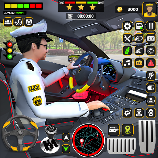 US Taxi Car Driving Games 1.29 Icon