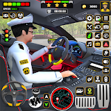 US Taxi Car Driving Games icon