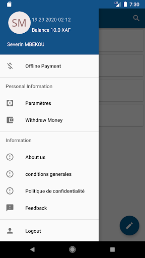 FlashPay Marchand Screen 2