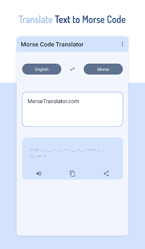 Morse Code Translator Screen 3