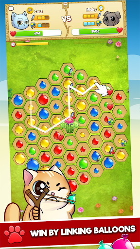 Android application CUTE WARS PUZZLE BATTLE screenshort