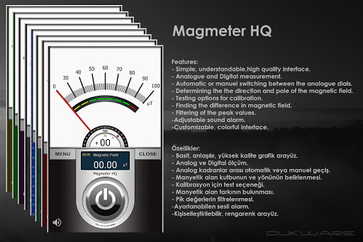 Android application Magmeter HQ screenshort