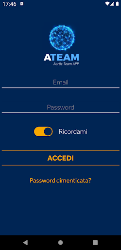 Android application ATEAM Medtronic screenshort