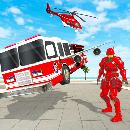 Fire Truck Robot Transform - Firefigther