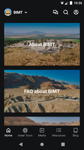 Android application Biblical Israel Min. & Tours screenshort