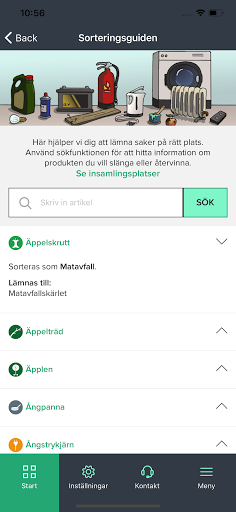 Kungälv Avfall Screen 3